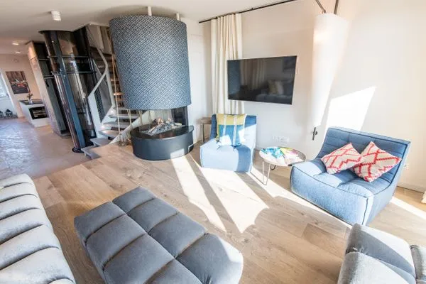 Wohnzimmer  Hafen 27 List, Haus 5