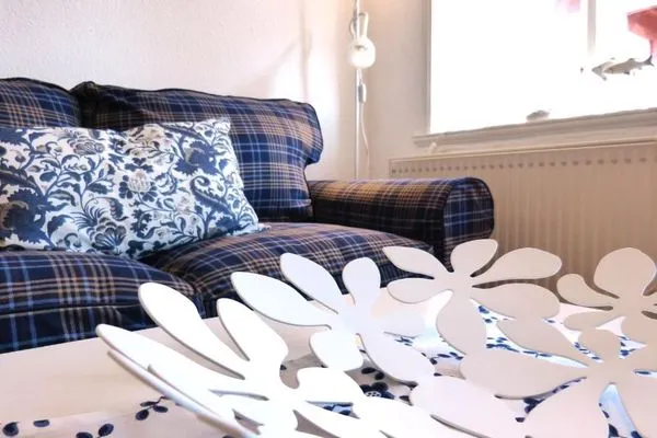 Dekoration in der Ferienwohnung Fiiwfut in Süddorf auf Amrum Hüs Sanskiin Ferienwohnung *Fiiwfut*