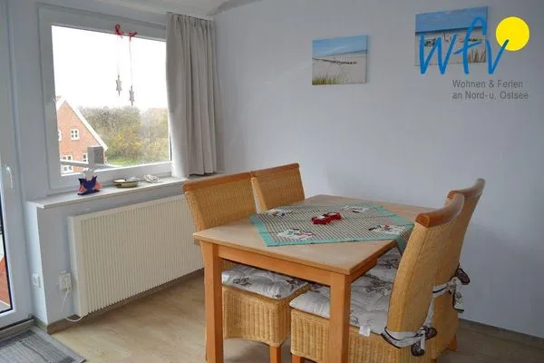 Wohnzimmer Haus Janine Ferienwohnung Dünenblick