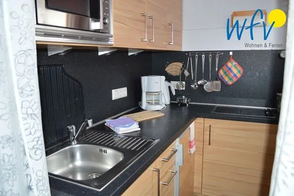 Küche / Küchenzeile Haus Janine Ferienwohnung Dünenblick