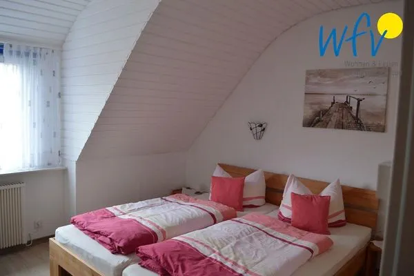 Schlafzimmer Haus Janine Ferienwohnung Dünenblick