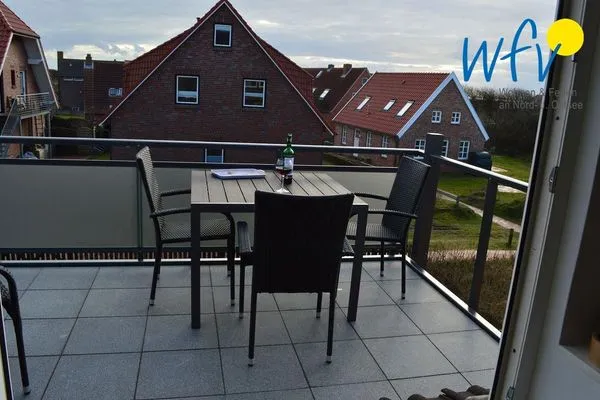 Balkon Haus Janine Ferienwohnung Dünenblick