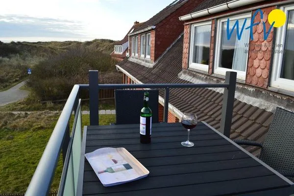 Balkon Haus Janine Ferienwohnung Dünenblick