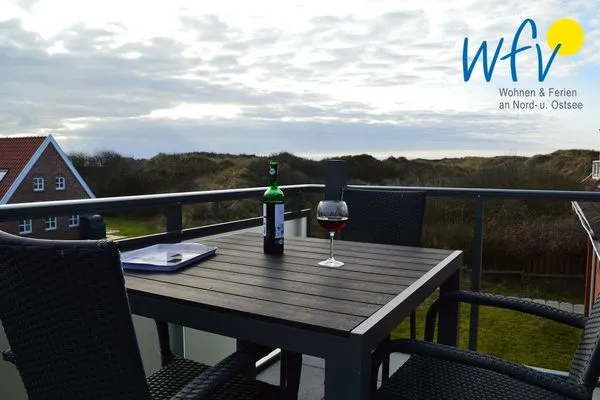 Balkon Haus Janine Ferienwohnung Dünenblick
