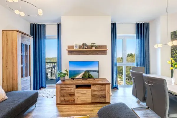 Wohnzimmer  Bernsteinquartier, Whg. 05.61 "Ostseeliegeplatz"