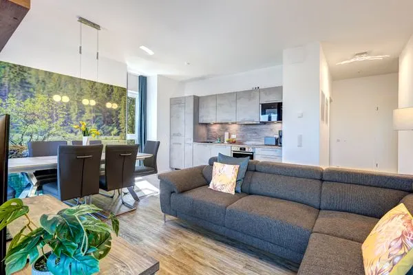 Wohnzimmer  Bernsteinquartier, Whg. 05.61 "Ostseeliegeplatz"