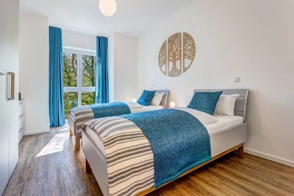 Schlafzimmer  Bernsteinquartier, Whg. 05.61 "Ostseeliegeplatz"