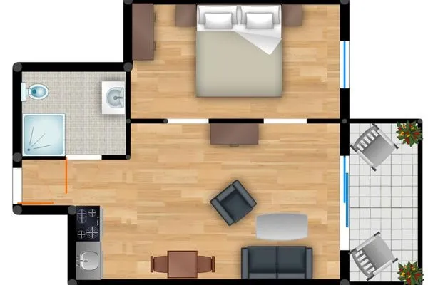 Grundriss  Residenz am Balmer See, Whg. 51