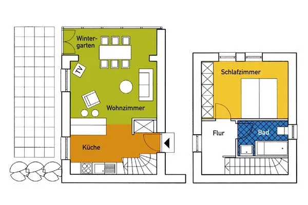 Grundriss  Villa Bismarckshöhe, Whg. Clara