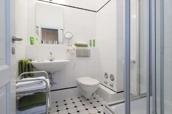 Badezimmer  Villa Bismarckshöhe, Whg. Gertrud