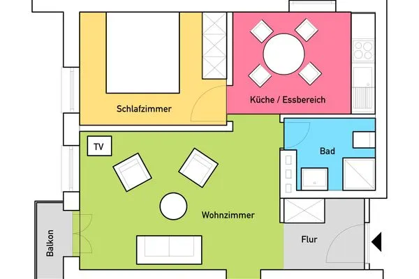 Grundriss  Villa Bismarckshöhe, Whg. Helene