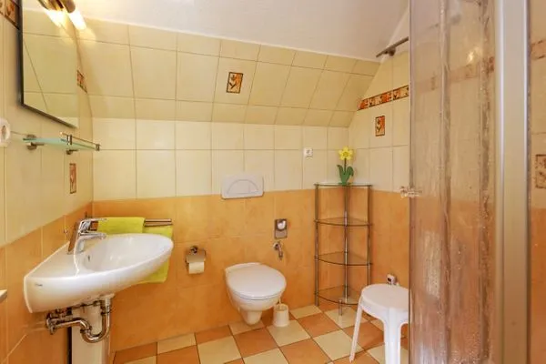 Badezimmer  Ferienhaus Am Eikboom 1