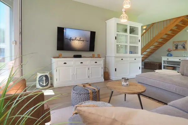 Wohnzimmer  Fischerhus Loddin