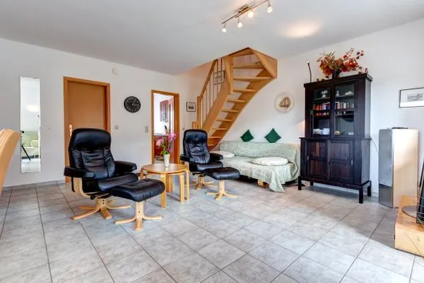 Wohnzimmer  Ferienwohnung Jannek