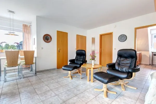 Wohnzimmer  Ferienwohnung Jannek