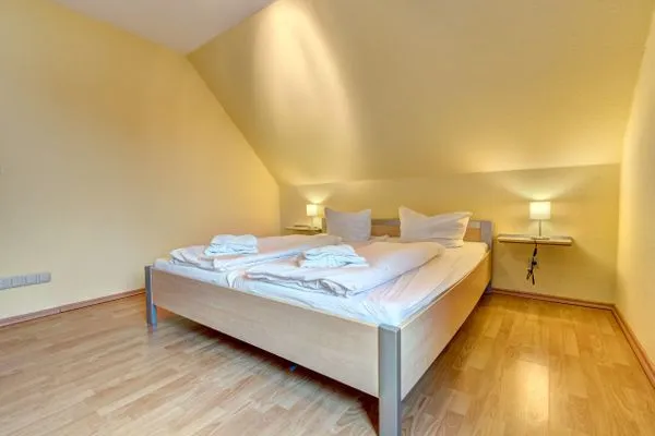 Schlafzimmer  Ferienhaus Krabbe