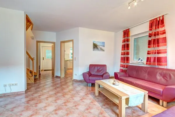 Wohnzimmer  Ferienhaus Krabbe