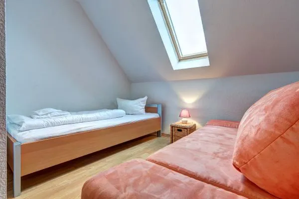 Schlafzimmer  Ferienhaus Krabbe