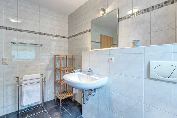 Badezimmer  Ferienhaus Krabbe