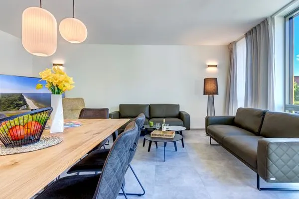 Wohnzimmer  Ferienhaus Waldoase 01