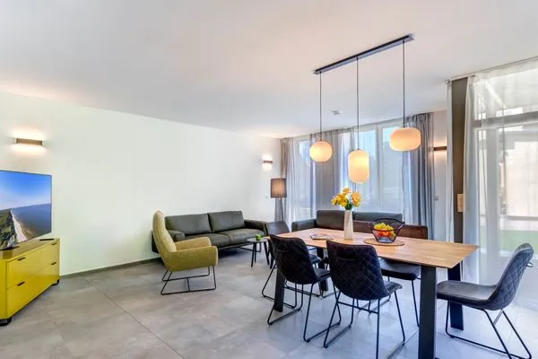 Wohnzimmer  Ferienhaus Waldoase 01