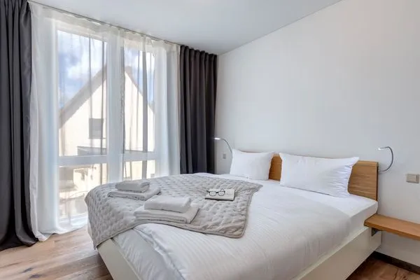 Schlafzimmer  Ferienhaus Waldoase 01