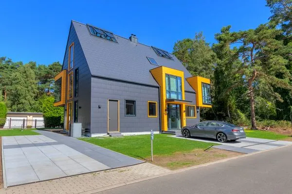 Hauptansicht  Ferienhaus Waldoase 01