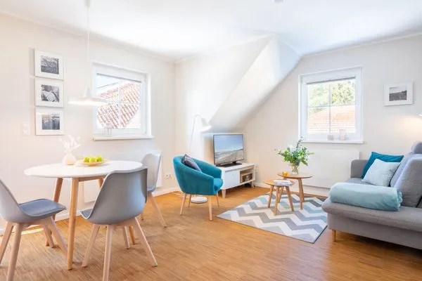 Wohnzimmer  Ferienwohnung Strand 8