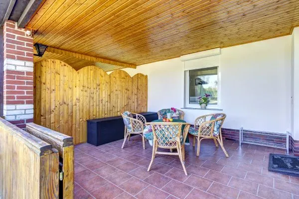 Terrasse  Ferienhaus Viktoria