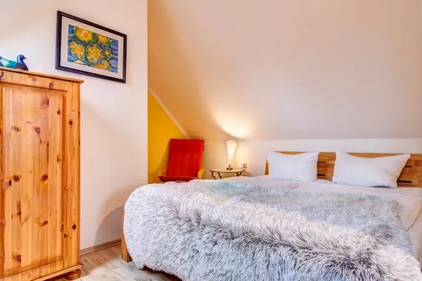 Schlafzimmer  Haus Sonnenschein, Whg. Leuchtfeuer