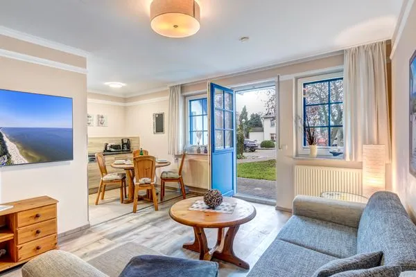 Wohnzimmer  Haus Sonnenschein, Whg. Seepferdchen