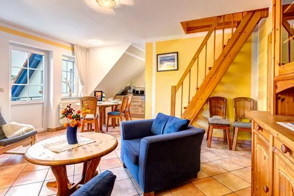 Wohnzimmer  Haus Sonnenschein, Whg. Seekiste