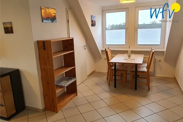 Wohnzimmer Ferienhaus Greune-Stee-Weg 103b Ferienwohnung Inselblick