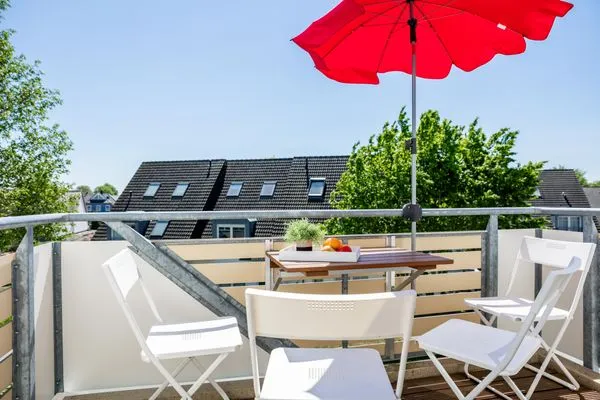 Balkon Residenz am Strand Wohnung 6-80