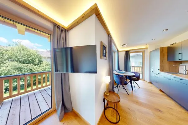 Living room  Garmisch Chalets - Wohnung Pflegersee