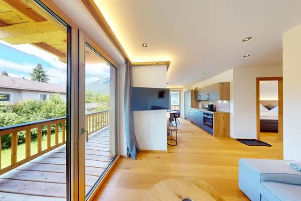 Living room  Garmisch Chalets - Wohnung Pflegersee