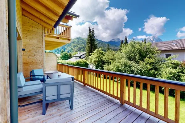 Balcony  Garmisch Chalets - Wohnung Pflegersee