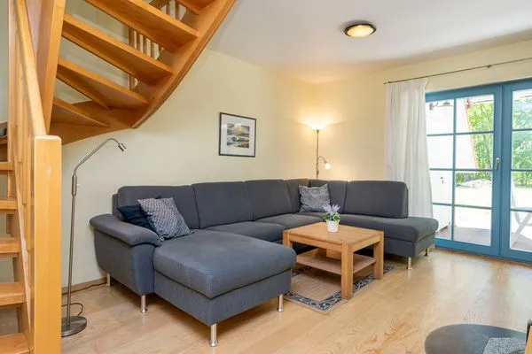 Wohnbereich Ferienpark Freesenbruch Doppelhaushälfte 12a - Steuerrad