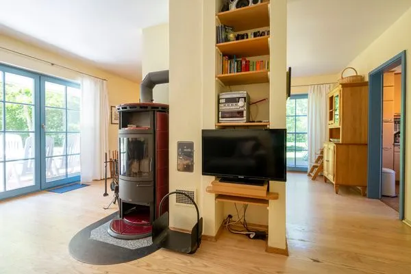 Wohnbereich Ferienpark Freesenbruch Doppelhaushälfte 12a - Steuerrad