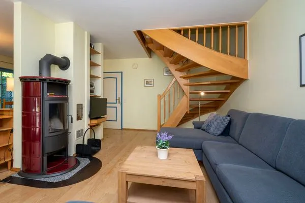 Wohnbereich Ferienpark Freesenbruch Doppelhaushälfte 12a - Steuerrad