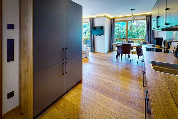 Küche / Küchenzeile  Garmisch Chalets - Wohnung Riessersee