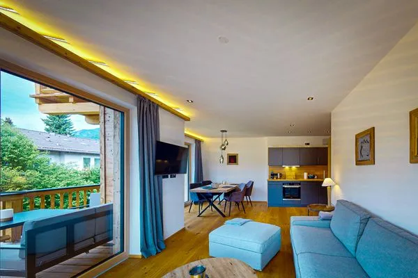 Wohnzimmer  Garmisch Chalets - Wohnung Riessersee