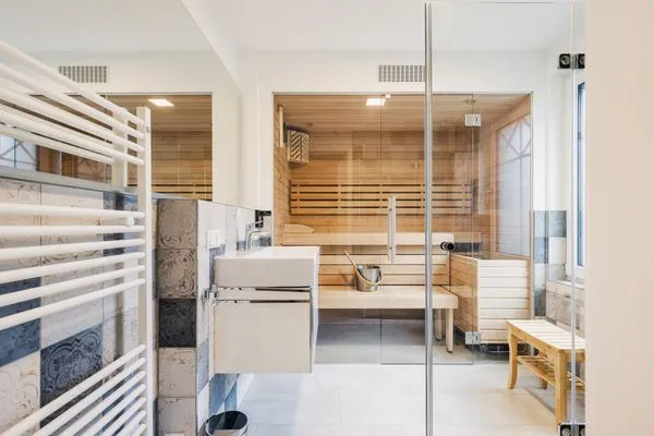 Badezimmer  Ferienwohnung Adina