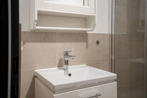 Badezimmer  (STR123k) Ferienwohnung "Kajüte13"