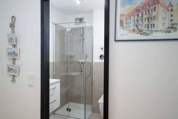 Badezimmer  (STR123k) Ferienwohnung "Kajüte13"