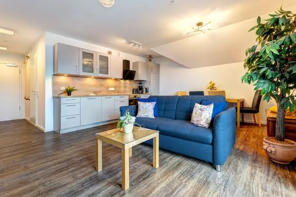 Wohnzimmer  Bernsteinquartier, Whg. 04.46 "Mövennest"