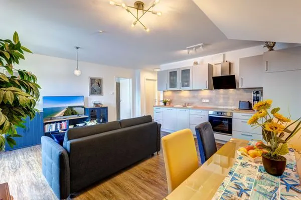 Wohnzimmer  Bernsteinquartier, Whg. 04.46 "Mövennest"