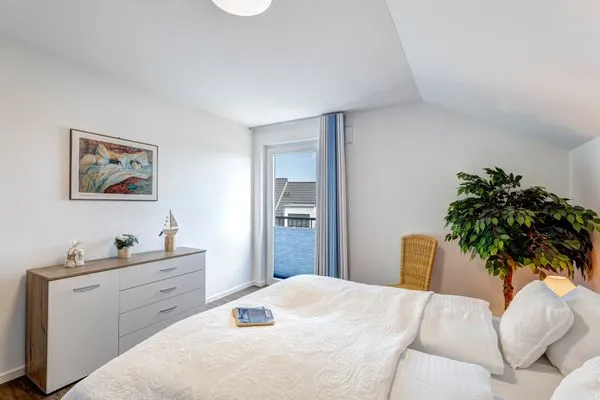 Schlafzimmer  Bernsteinquartier, Whg. 04.46 "Mövennest"