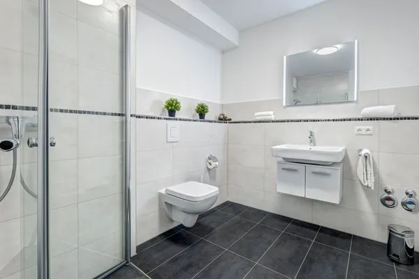 Badezimmer  Bernsteinquartier, Whg. 04.46 "Mövennest"