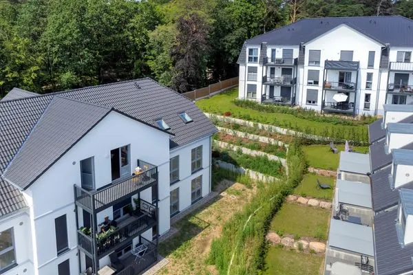 Vogelperspektive  Bernsteinquartier, Whg. 04.46 "Mövennest"